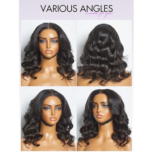 LUVME HAIR 5x5 Lace Closure Wigs Glueless Loose Wave Lace Front Wigs Human Hair