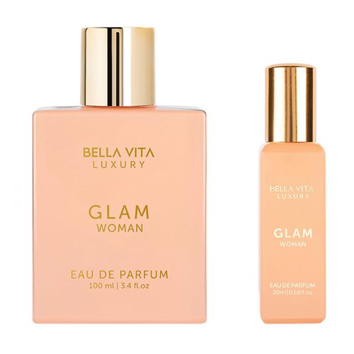 Bellavita Luxury GLAM Perfume for women Combo | Long-Lasting Eau De Parfum | Gift for her birthday and anniversary | vanilla perfume oil imported from France, Spain, and Italy | Compact Combo