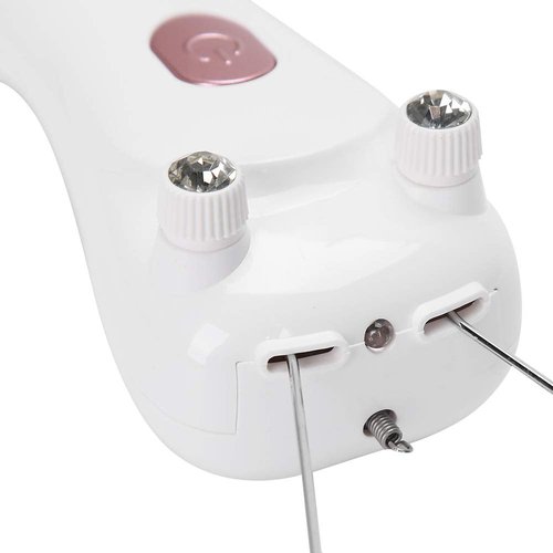 Threading Hair Removal, Hair Removal Device, Electric Threading Epilator USB Hair Remover for & Body Hair Removal with Cotton Thread Roll (Pinks)