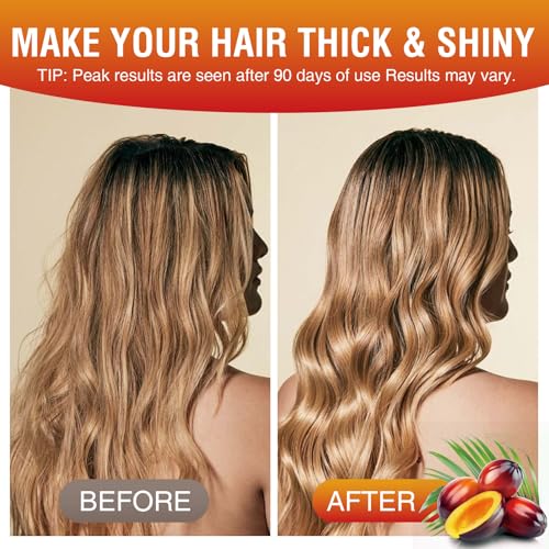 Batana Oil for Hair Growth: 100% Organic & Pure Dr Sebi Unrefined Batana Oil from Honduras - Repairs Damaged Hair - Prevents Hair Loss - Enhances Hair Thickness for Men & Women 4.2 oz