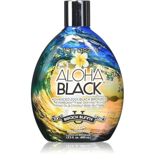 Tan Asz U ALOHA BLACK Advanced 200X Black Bronzer - 13.5 oz.