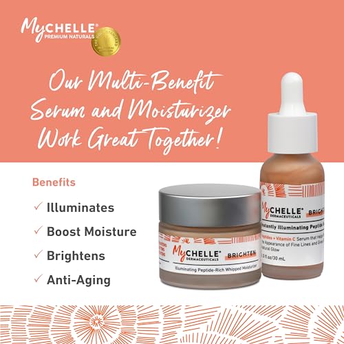 MYCHELLE Illuminating Peptide-Rich ?Whipped Moisturizer?, 1.2 OZ