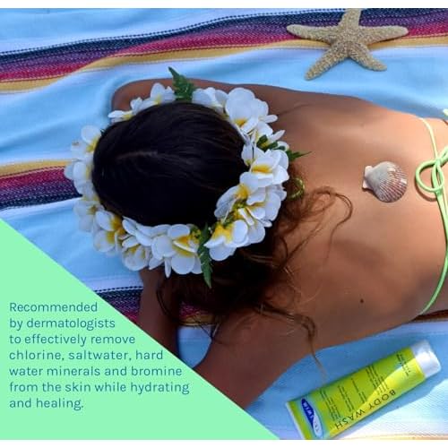 TRISWIM After Swim Chlorine Body Wash | Enriched with Aloe Vera, Watercress and Chamomile for Restoring, Hydrating, and Nourishing Skin | Relieves Dry and Itchy Skin | Perfect for Swimmers | Pack of 2