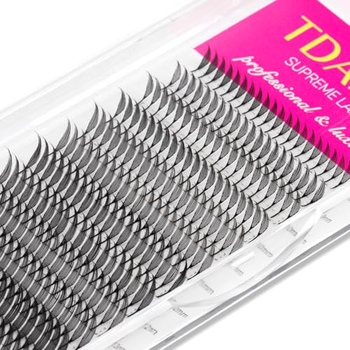 TDANCE Premade Anime Spire Lash Extensions for Professional Lash Artists - Anime Lashes Extensions, Plume Flake Lash Extensions, Lightweight, Perfect for Salon Use Comic Spire Lashes (0.07-C,8-15mm)