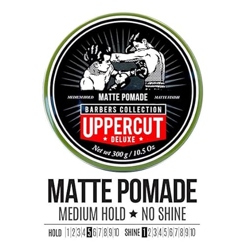 UPPERCUT DELUXE Matte Pomade, Barbers Collection 10.5 oz / 300 g