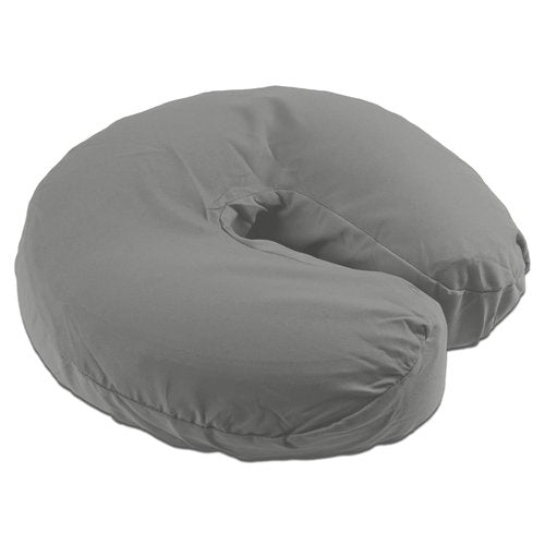 Body Linen 10 Pack Tranquility Microfiber Massage Face Rest Covers for Tables and Chairs - Durable, Lightweight and Extra Soft - Gray