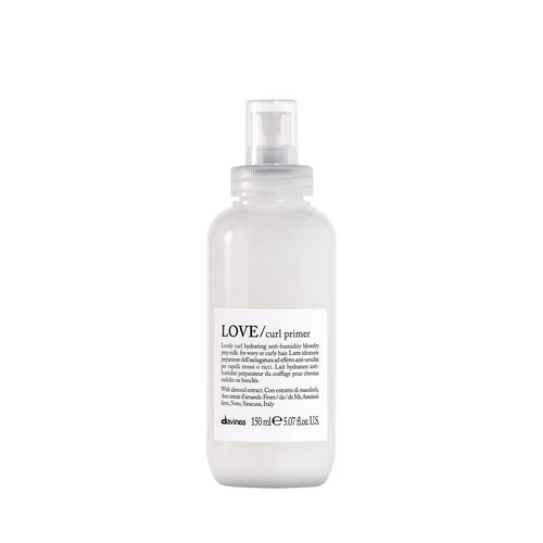 Davines LOVE Curl Primer, Anti-Humidity Blow-dry Prep Solution for Wavy And Curly Hair, Moisturizing Heat Protection, 5.07 Fl Oz