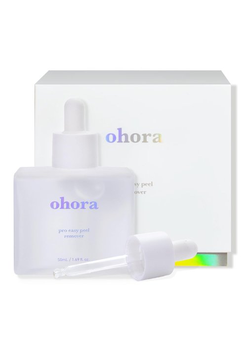 ohora Semi Cured Gel Nail Set of 2 (N Pixie Dust & Pro Easy Peel Remover) - Professional Salon-Quality Nail Care
