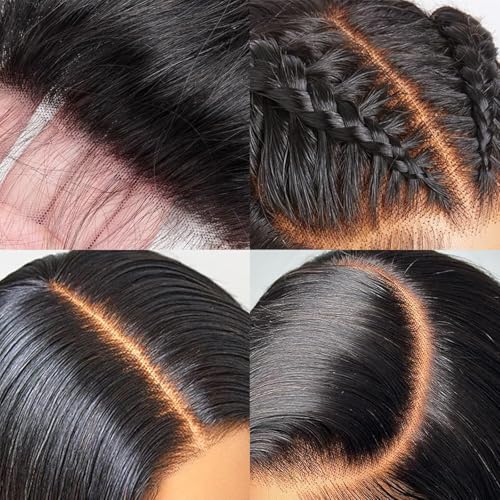 Body Wave Lace Front Wigs Human Hair 13x6 HD Lace Frontal Wigs Human Hair for Women Pre Plucked with Baby Hair Natural Hairlin 34 Inch 180% Density