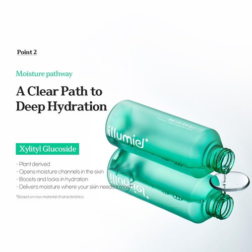 illumiel Aqua Hydrating Toner for All Skin Types with Xylitylglucoside & Kakadu Plum Extract Exosome [Vegan & Korean Skincare] - 5.75 fl. oz.