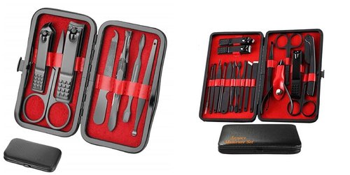 Base 8Pcs Manicure Set and Professional 18 Pcs Manicure Set