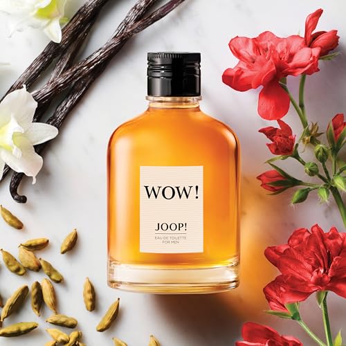 JOOP! Wow! Eau de Toilette ? Woody Men's Cologne ? With Notes of Cardamom, Bergamot, Vetiver & Vanillla ? Luxury Perfumes for Men ? Long Lasting Fragrance ? 3.4 fl oz