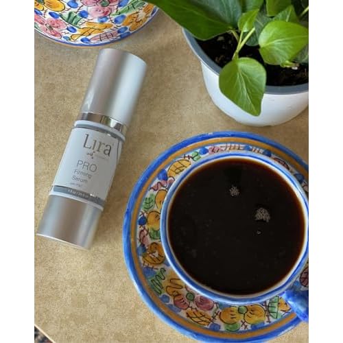 Lira Clinical PRO Firming Serum - Tightening Serum for Face - Corrects Lines & Wrinkles - With Botanicals, PSCs, Peptides, Gold & Silver - Glowing for Normal, Sensitive, Dry Skin - 1 fl oz