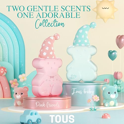 TOUS Baby Cologne for Boys and Girls. Fresh, Powdery Perfume, Gentle Scent for Babies & Toddlers. Ideal Baby Gift, 3.4 Fl Oz