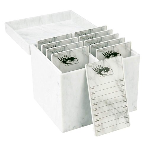 Aufbewahrungsbox für Wimpern aus Acryl, 10 Schichten
