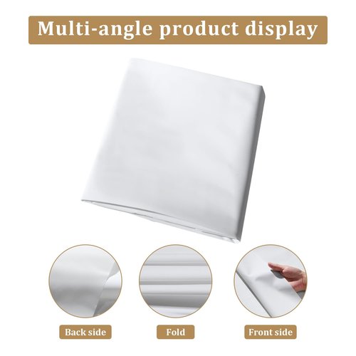Waterproof Massage Table Cover,51 x 87 Inch Reusable Wax Mat Pad PVC Body Wax Bed Pad Protection Cover Sheet for Massage Bed, Wax Bed Sheet for Waxing Body Wax Bed Pad for Tattoo(White 2 Pcs)