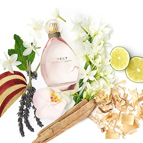 Lovely By SJP EDP Spray For Women - Classically Charming, Ultra-Glamorous Scent - Silky White Amber Fragrance With Powdery, Intimate Notes - Citrus, Lavender, And Musk - 1 Oz