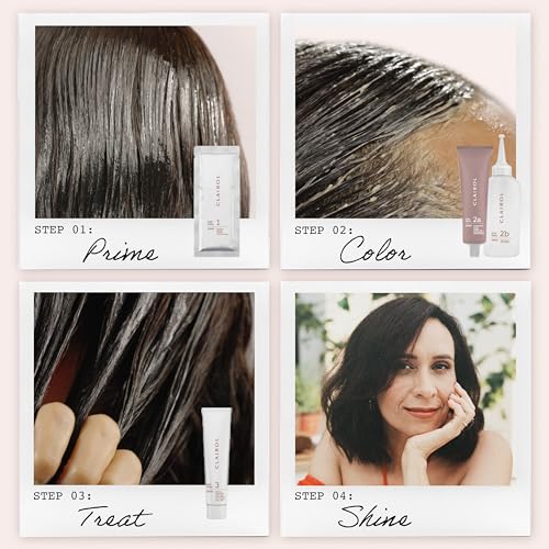 Clairol ColorStrong Permanent Zero Ammonia Hair Dye, 6.4 Light Copper Brown - Red Desert Hair Color, Pack of 1
