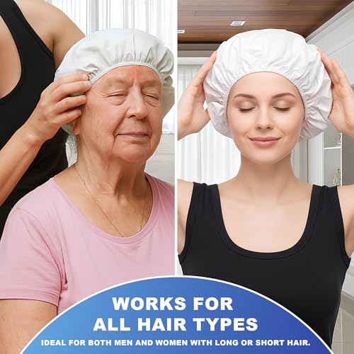 MedVance No Rinse Shampoo Cap | Rinse Free Shower Cap that Shampoos & Conditions | PH Balanced & Hypoallergenic Waterless Hair Wash | 3 Pack