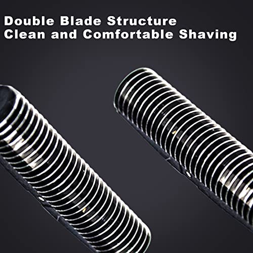 Replacement Foil and Cutter Head Compatible with Babyliss Foil Shaver, Double Foil Shaver Replacement Head, Replacement Head Compatible with BaBylissPRO Barberology FXFS2 Electric Razors(Gold)