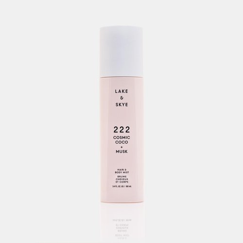 Lake & Skye 222 Cosmic Coco + Musk Hair & Body Mist 3.4 Fl Oz (100 mL), White Musk, Coconut Milk, Macaron Sugar, Hydrating, Softening