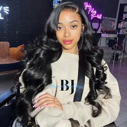Wiggins Wig 13x6 Body Wave Lace Front Wigs Human Hair Pre Plucked Glueless 13x6 Lace Front Wigs Human Hair Pre Bleached Knots Deep Parting Wig For Black Women 16 Inch