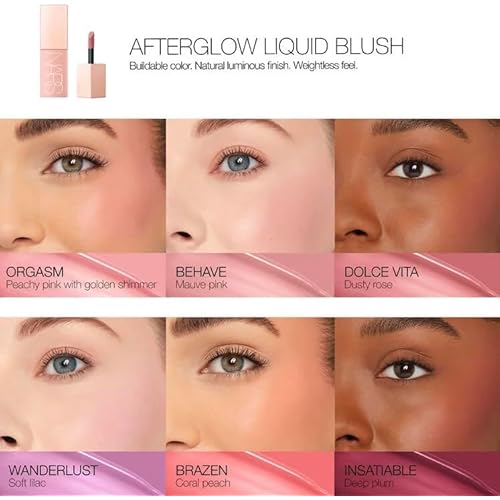 Afterglow Liquid Blush - Brazen by NARS for Women - 0.23 oz Blush