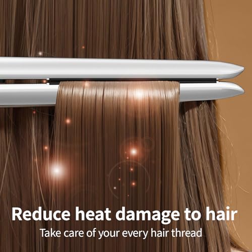 Shine Therapy 1" Hair Straightener. Ceramic Flat Iron with Argan Oil & Keratin. Reduces frizz, Makes Hair shinier & Smoother. an Outstanding Styling Tool.