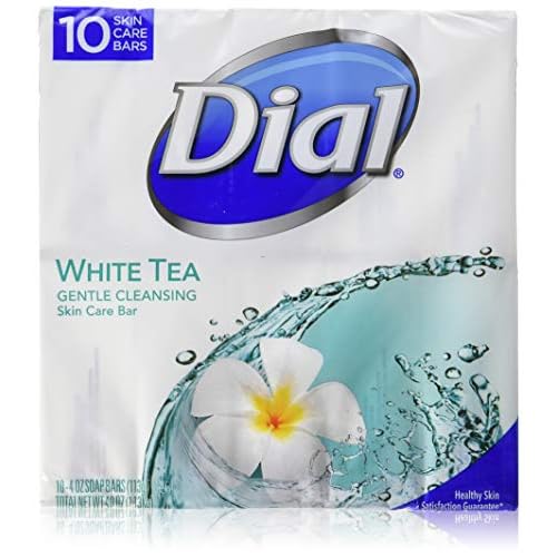 Dial White Tea 10 Glycerin Bars.