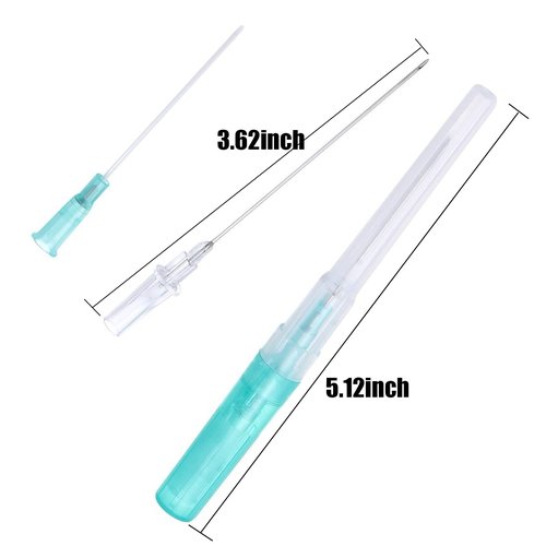 Catheter Piercing Needles - SOTICA 50pcs Catheter Needles IV Catheter Piercing Needles Cannula Body Piercing Needles Stainless Steel Hollow Needles for Nose Ear Belly Navel Nipple Piercing (18G-50PCS)