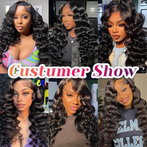26 28 30 Inch Loose Wave Bundles Unprocessed Brazilian Virgin Remy Hair Extensions Natural Color Loose Wave Bundles Human Hair Weave