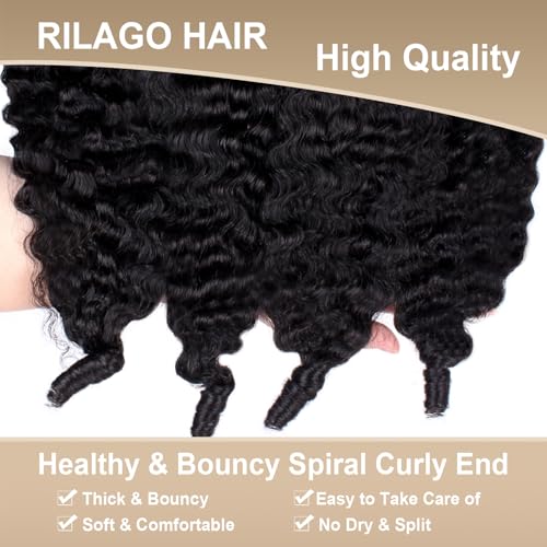 13x6 Lace Frontal Burmese Curly Human Hair 13x6 Frontal Transparent HD Lace Closure Water Wave 100% Real Human Hair Natural Black 18 Inch