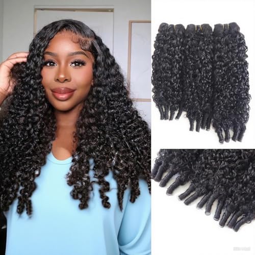 Burmese Curly Human Hair Bundles 22 24 26 Inch Curly 3 Bundles Unprocessed Burmese Raw Hair Extension Real Human Hair 12A Natural Color Spiral Curly End