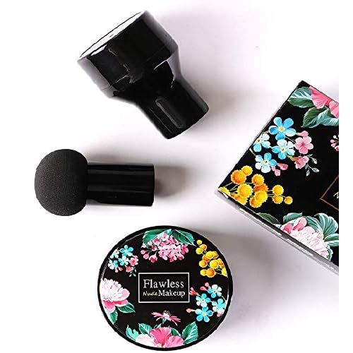 Air Cushion CC Cream Foundation,BB Cream Makeup,Moisturizing Concealer Long Lasting Full Coverage Waterproof Foundation (Natural)
