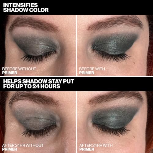 Smashbox Photo Finish Intensify 24 Hour EyeShadow Primer | Nourishing, Long Lasting + Vitamin E for Eyeshadow Makeup, 0.34 Fl Oz