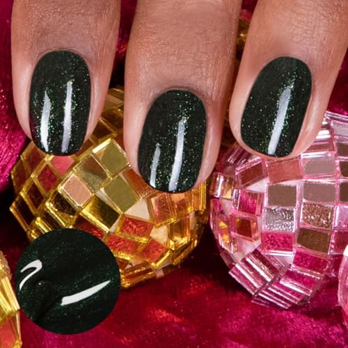 Manucurist ? Green Flash LED Gel Nail Polish ? Vegan ? 12-Free, Plant-Based (58%) Gel Polish ? Made in France ? 0.5 fl oz (POISON)