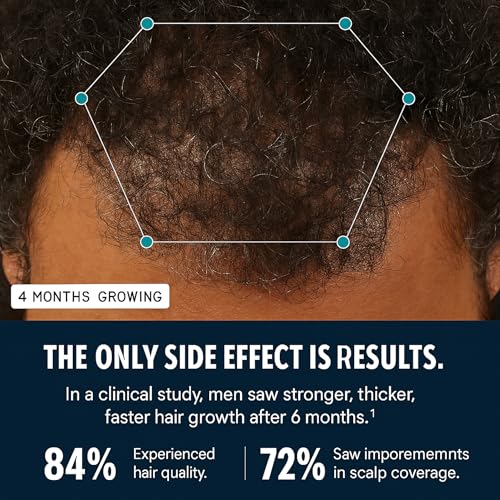 Men's Hair Growth Supplement ? Clinically Tested Hair Growth Vitamins for Men, Thicker Hair & Scalp Coverage, Hair Regrowth Support for Men ? Stronger, Fuller Hair ? 1 Month Supply