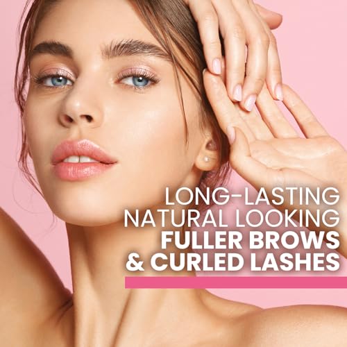 Lash Lift Kit & Eyebrow Lamination Kit ? 2-in-1 Solution for At-Home Brow Lamination & Eyelash Lift ? DIY Perm ? Lasts 6-8 Weeks, 15 Applications