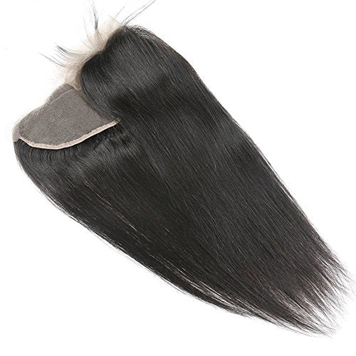 Grade 7A Lace Frontal Closure 13x4 Ear To Ear Bleached Knots Full Lace Frontal With Baby Hair Brazilian Virgin Human Hair 18inch