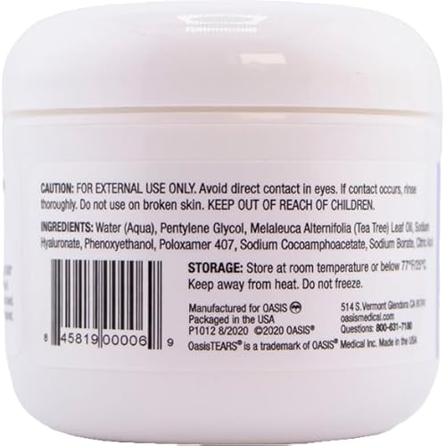 OT7300 - Oasis LID & LASH¢ç + Tea Tree Oil for Eyelids & Lash Wipes | 60 Count | Paraben Free & Rinse Free