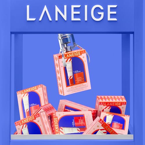Laneige Skincare & Lip Care Holiday Gift Sets ? Lip Mask, Water Bank, Lip Glowy Balm ? Beauty Essentials for Gifting & Self-Care