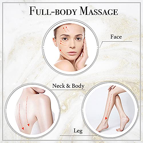 Gua Sha & Jade Roller 3 in 1, Face Roller, Guasha Facial Massage Skin Care Tool Set, Massager for Removal of Wrinkles & Eye Puffiness, Anti-Aging & Body Relaxation