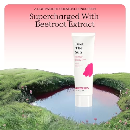 KraveBeauty Beet The Sun SPF 40 Duo ? Korean-Inspired Daily Broad Spectrum Sunscreen, Non-Greasy, No White Cast, Vegan & Cruelty-Free, 1.7 fl oz x2