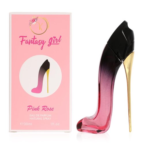 Viaan Krishna Fantasy Girl Mini High Heel Perfume Gift Set for Women (1oz/30ml x 4pcs) Pink Rose, Blush, Perfect, & Ambition (Pack of 4)- Eau De Parfum