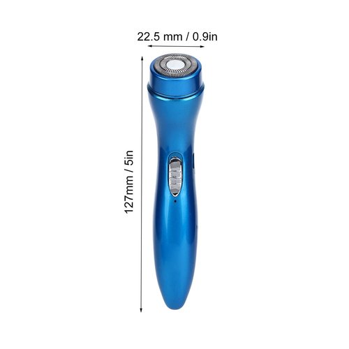Electric Razor, Quiet High Speed Rotate Head Head Shaver for Home for Car (Blue)