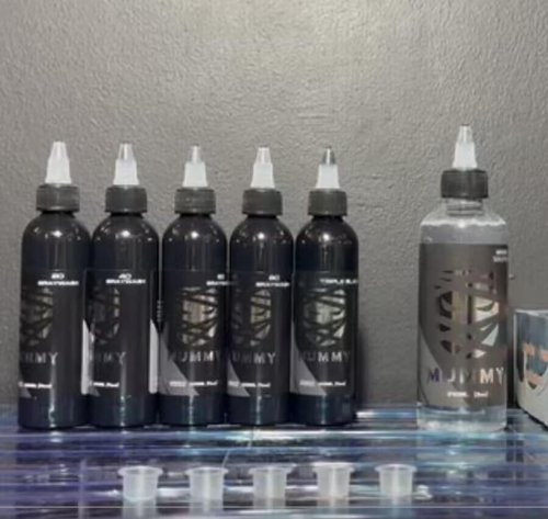 Mummy Tattoo Ink Mixing Solution Set 8oz to Keep Tattoo Inks Fresh and Vibrant, Special Shading Solution for Tattoo Artists