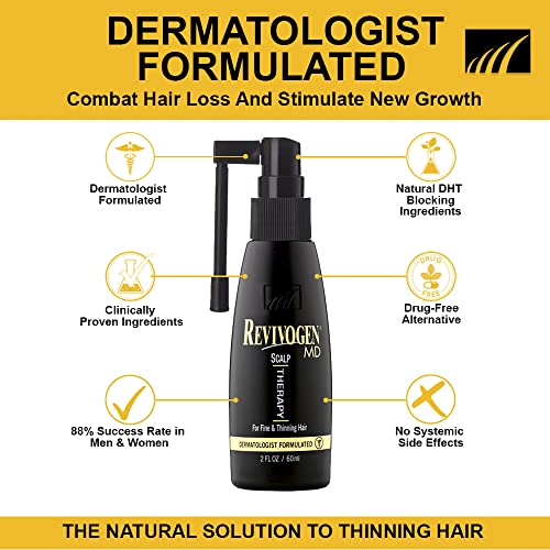 Revivogen MD Scalp Therapy Thinning Hair Solution, Shampoo & Conditioner Set