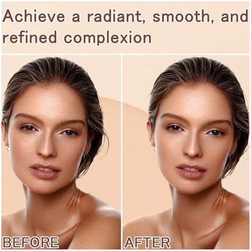 Tinted Moisturizer Stick Serum for Boost Skin Tint, Multiuse Solid Tinted Moisturizing Foundation Stick, Natural Makeup, Solid Beauty Balm for Foundation and Contour Concealer
