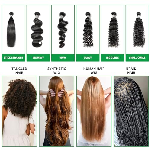 Goiple Wig Milk Spray Wig Spray for Synthetic Hair, Leave-In Conditioner for Hair Wigs, Conditioner £¦ Detangler 2 in 1 Moisturizer, Hydrates & Replenishes Synthetic Wigs Easy Combing (3.4 fl oz)