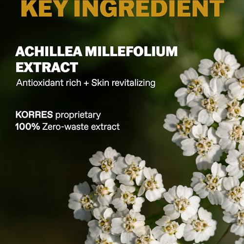 KORRES Athenian Grooming Anti-Ageing Face & Eye Cream with Achillea Millefolium & Baobab Leaf Extracts, Reduces Fine Lines, Smooths Wrinkles & Puffiness, Vegan, For Men, 1.69 fl oz, Stocking Stuffer